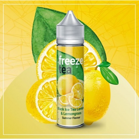 FREEZE TEA - Black Ice Tea Lemon & Lemongrass 50ml.