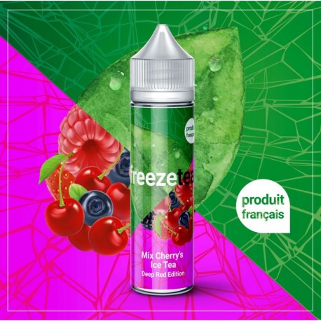 FREEZE TEA -Mix Cherry's Ice Tea - Deep Red Edition 50ml.