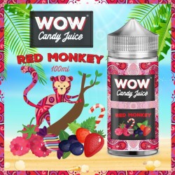 WoW Candy Juice Red Monkey 100ml.