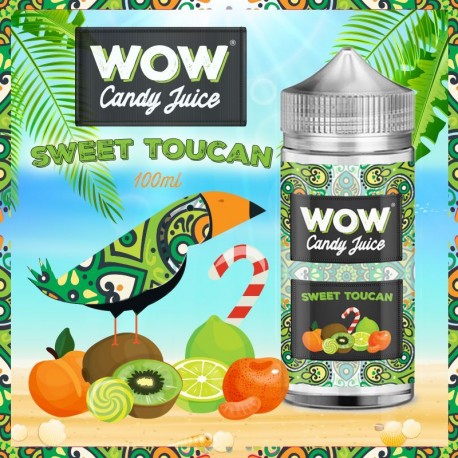 WoW Candy Juice Sweet Toucan 100ml.