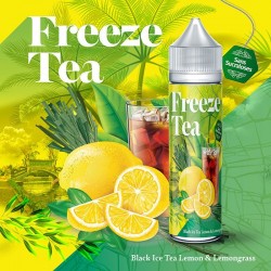 FREEZE TEA - Black Ice Tea Lemon & Lemongrass 50ml.