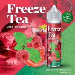 FREEZE TEA - Raspberry Mint & Wild Strawberry Ice Tea - Deep Red Edition 50ml.